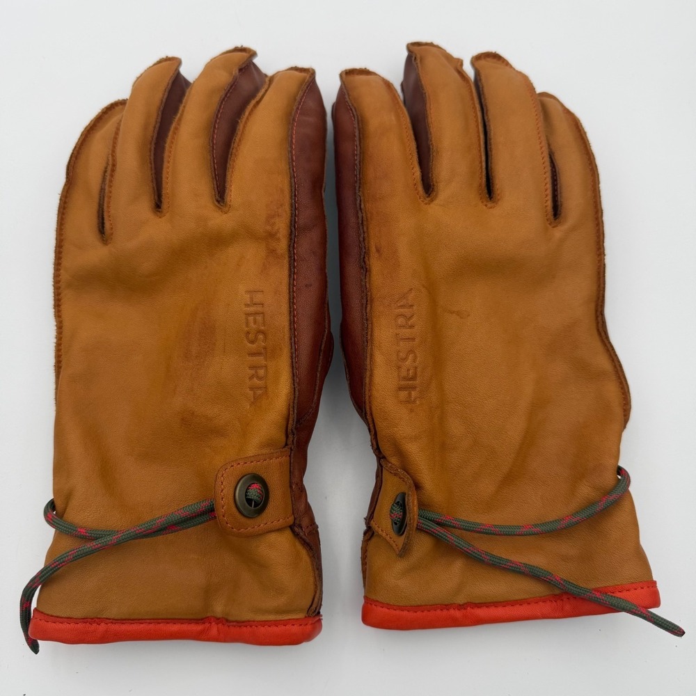 Hestra Wakayama Gloves Cork Brown Size 8 Skiing 5 Finger Windproof